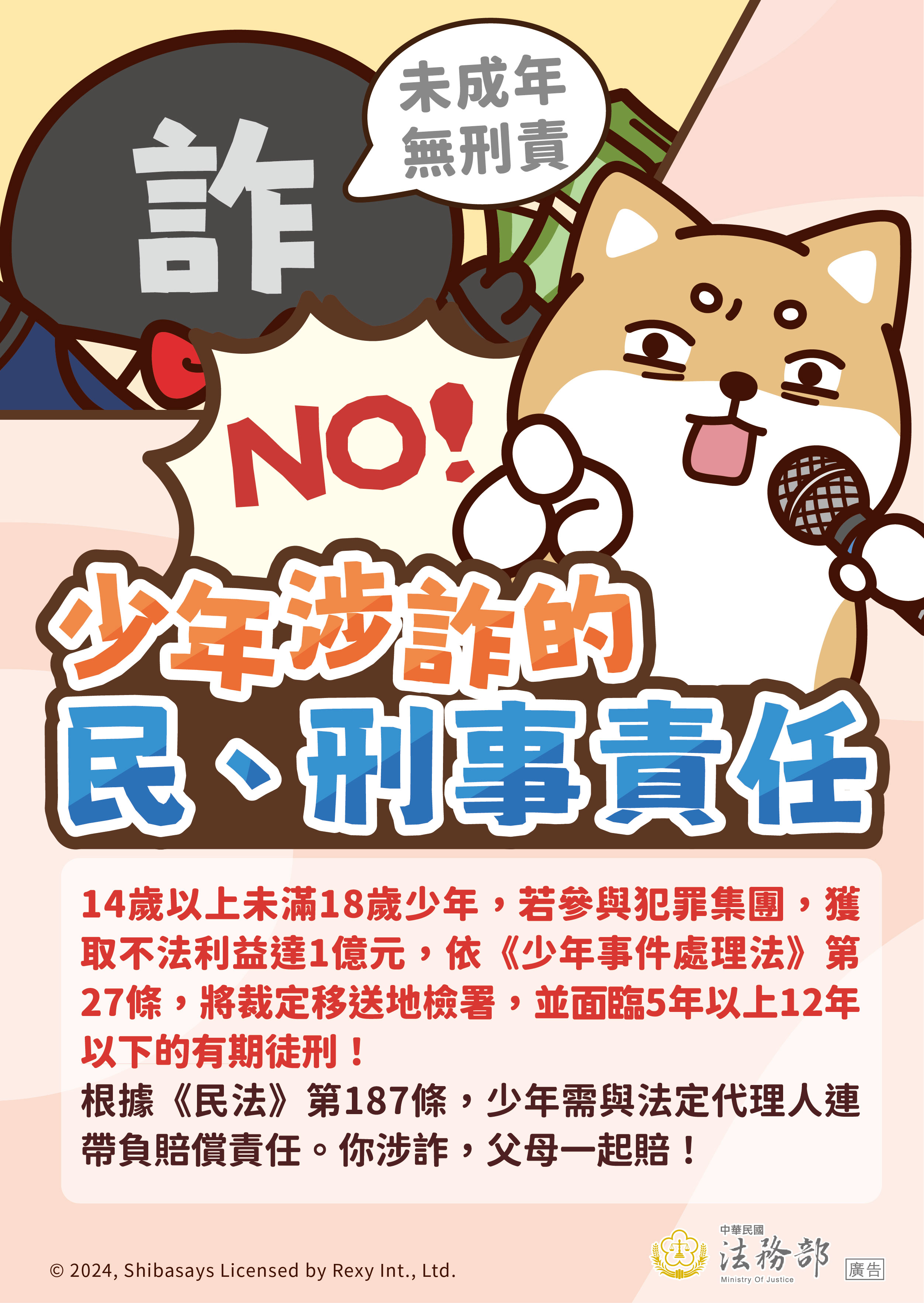 3.【柴語錄】少年涉詐得民、刑事責任